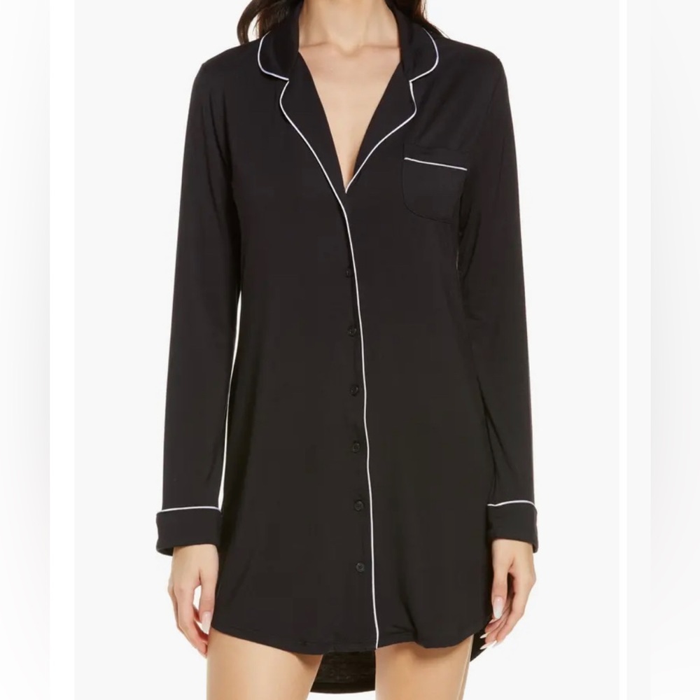 NORDSTROM Moonlight Eco Nightshirt | Large | Black | Barely Worn |
